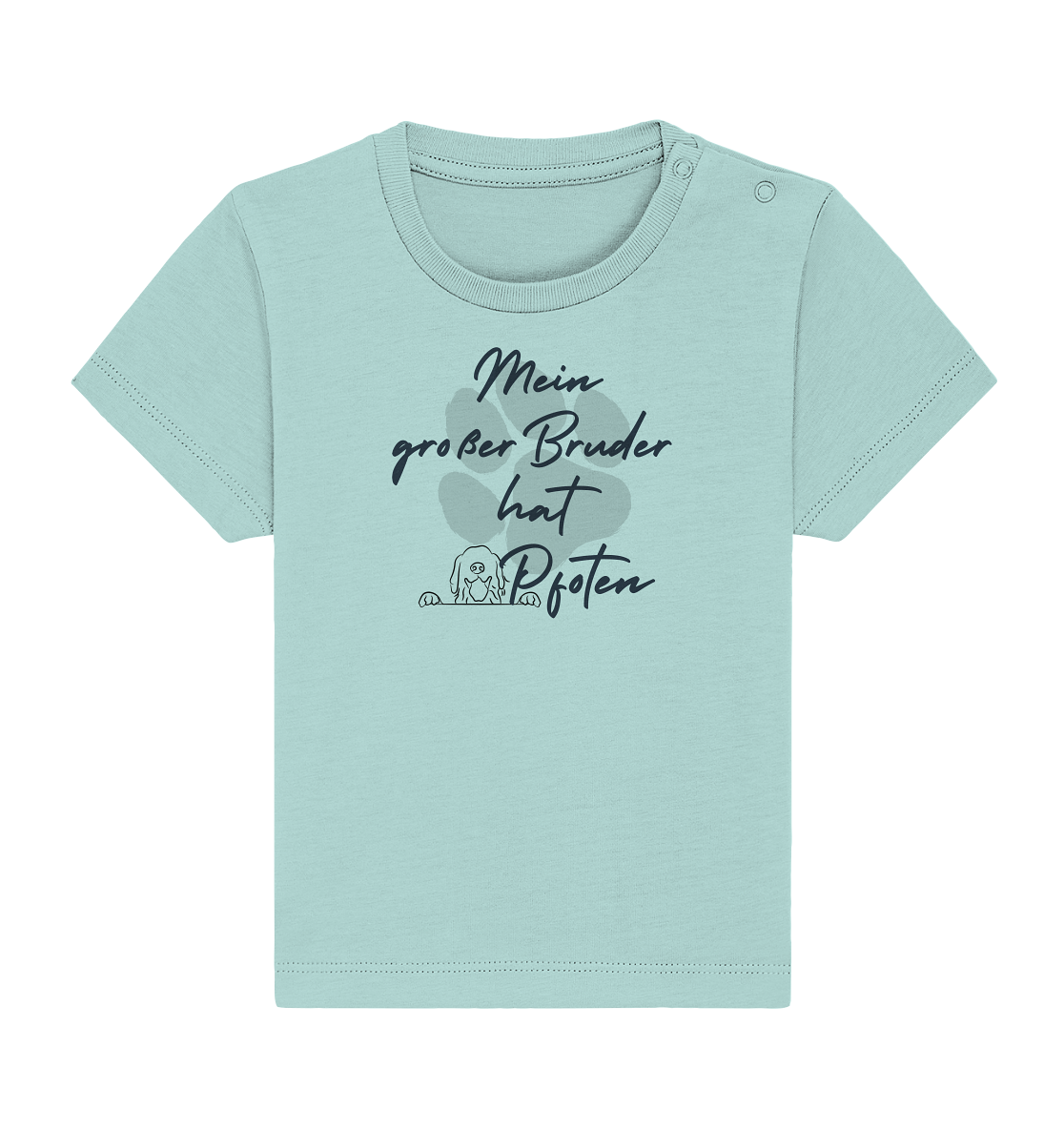 Mein Bruder hat Pfoten - Baby Organic Shirt