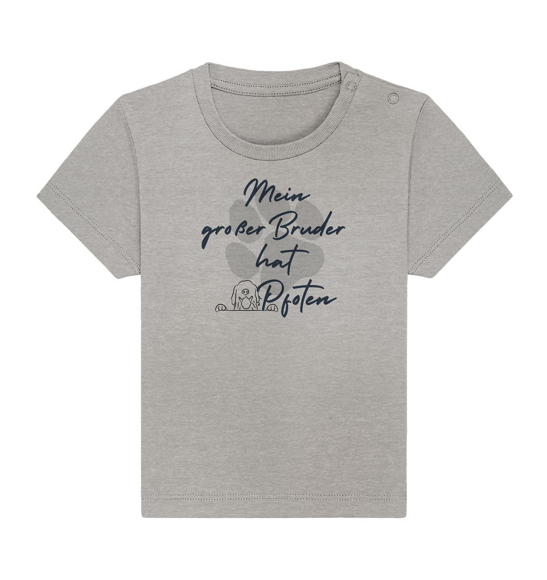 Mein Bruder hat Pfoten - Baby Organic Shirt