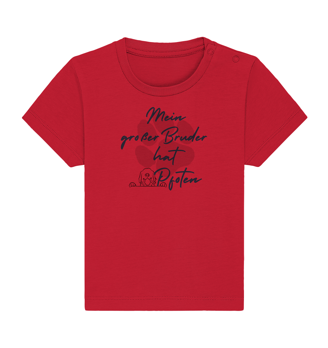 Mein Bruder hat Pfoten - Baby Organic Shirt