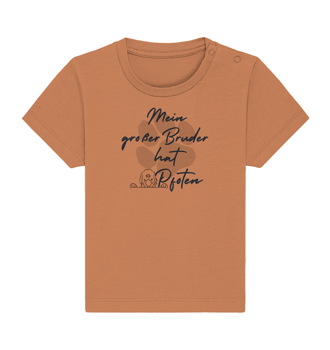 Mein Bruder hat Pfoten - Baby Organic Shirt