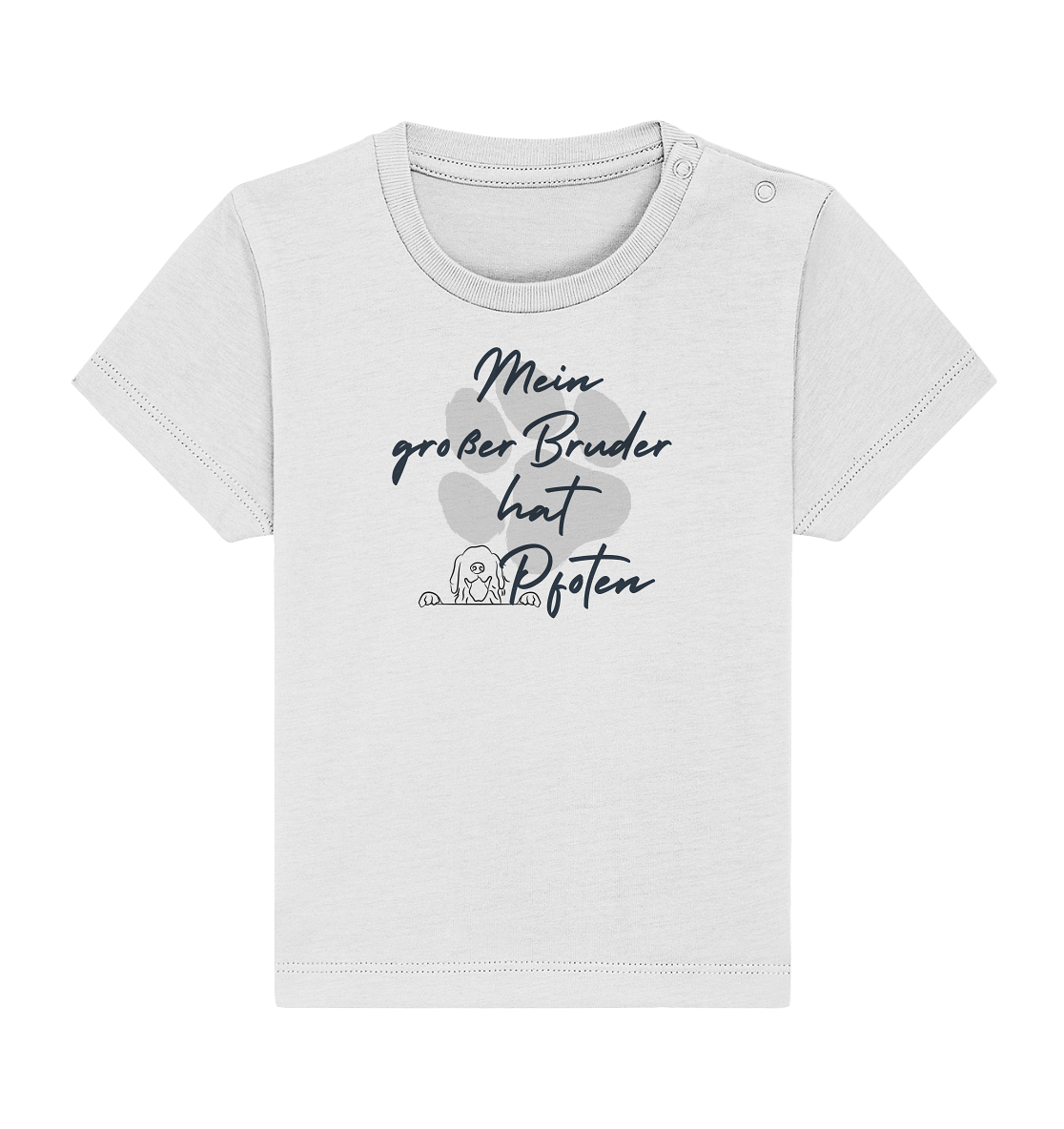 Mein Bruder hat Pfoten - Baby Organic Shirt