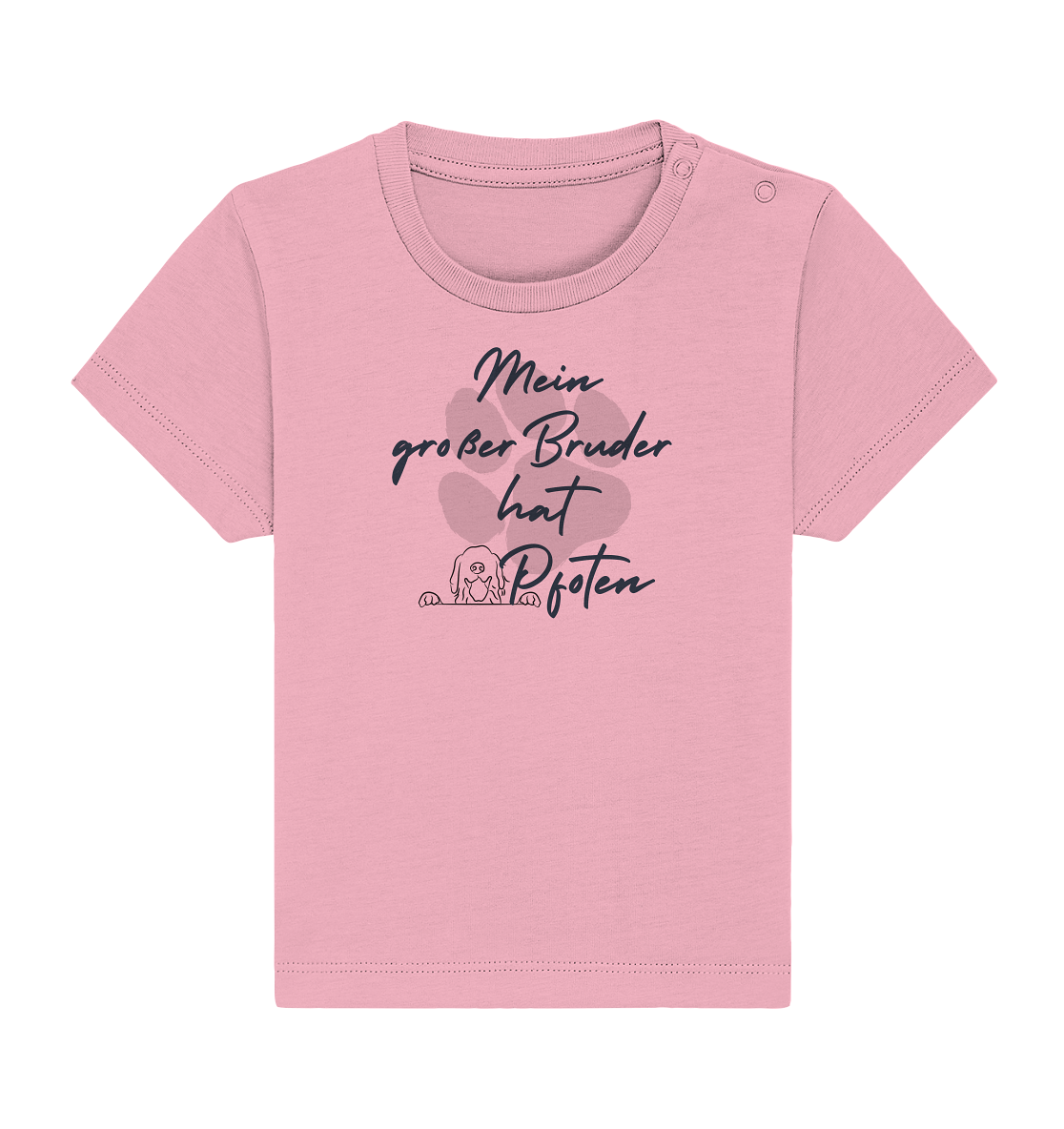 Mein Bruder hat Pfoten - Baby Organic Shirt