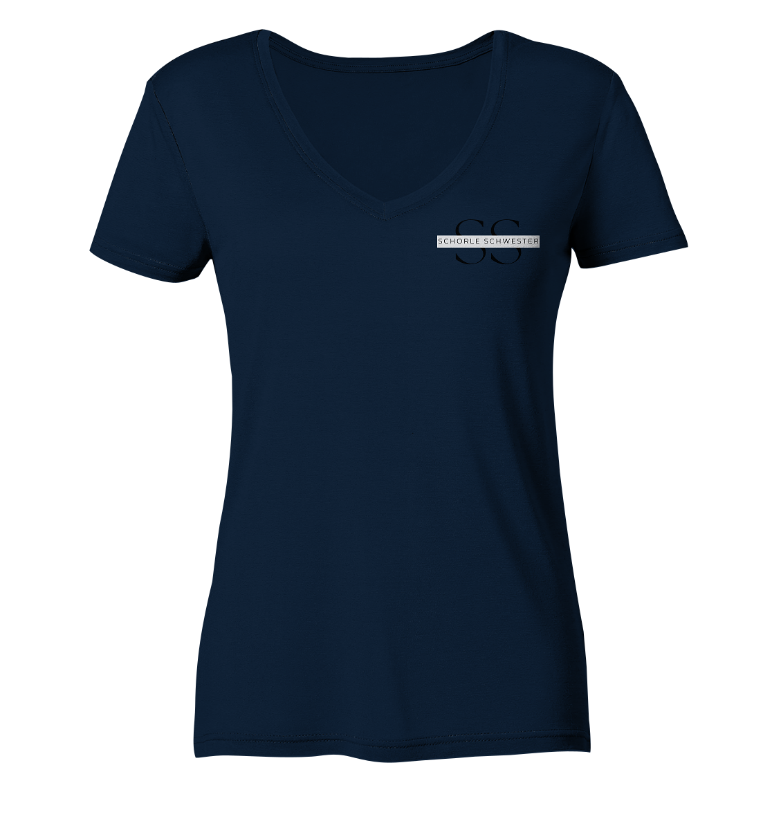 SchorleSchwester - Logo Frauen V-Neck Shirt