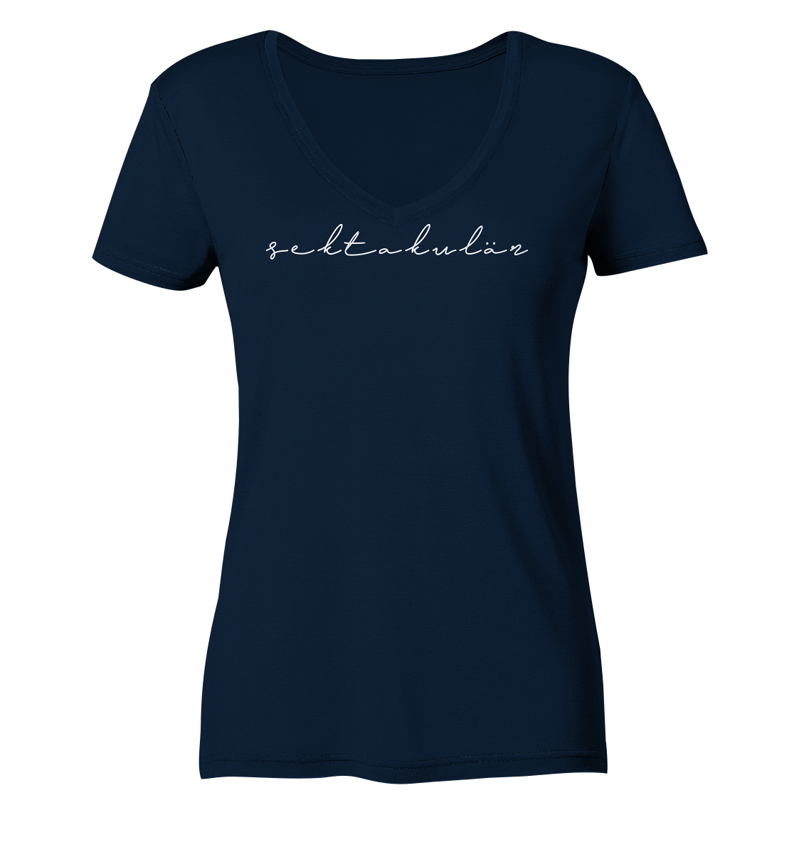 sektakulär_weiss - Frauen V-Neck Shirt