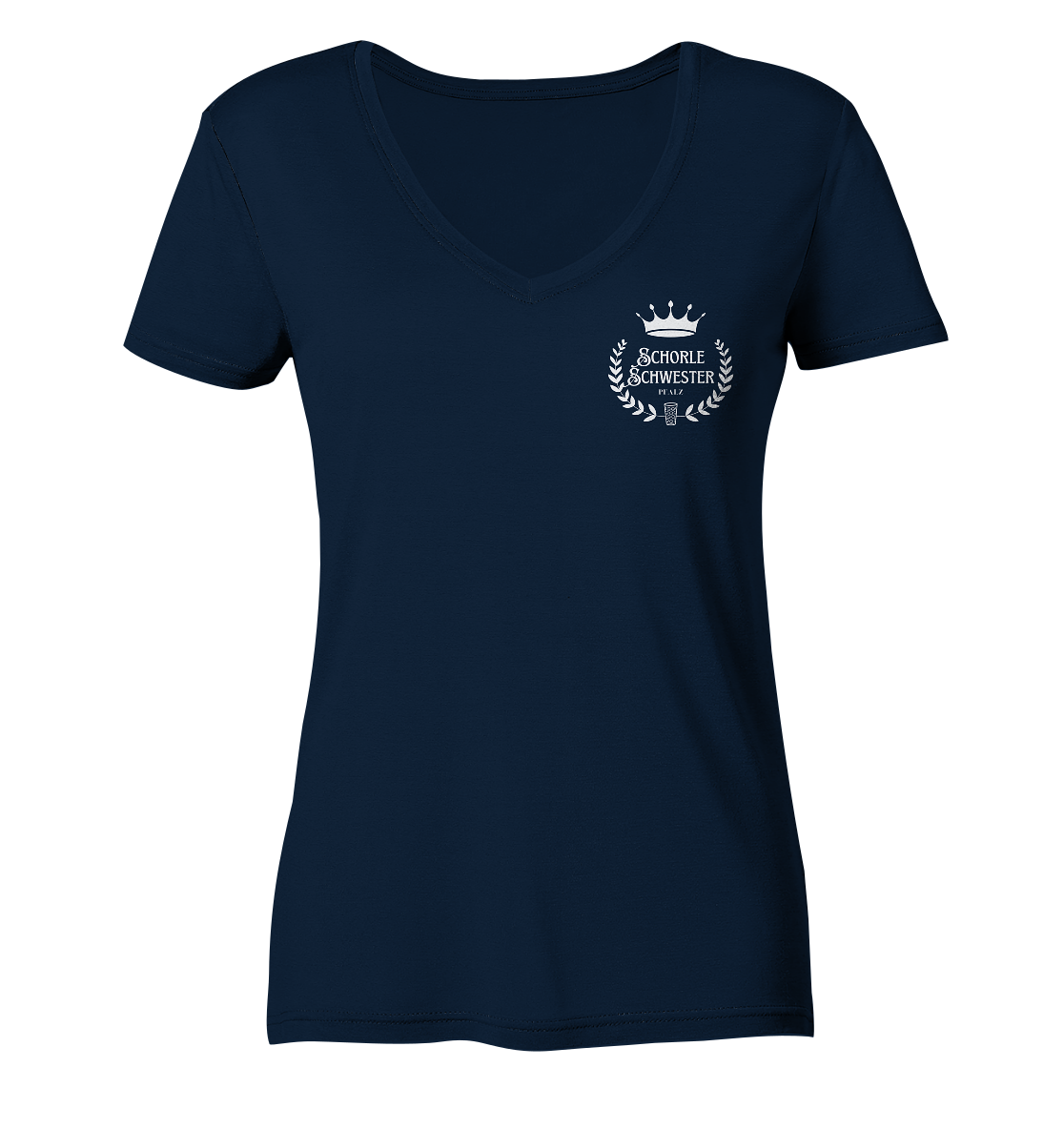 SchorleSchwester - Lorbeerkrone - Ladies V-Neck Shirt