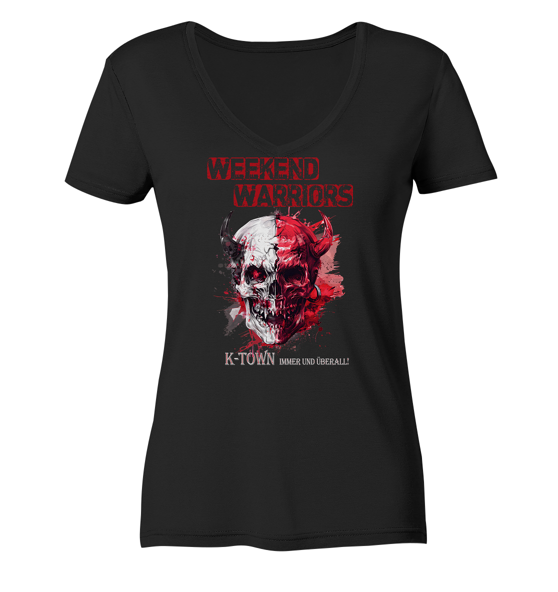 KL - Weekend Warriors Frauen V-Neck Shirt