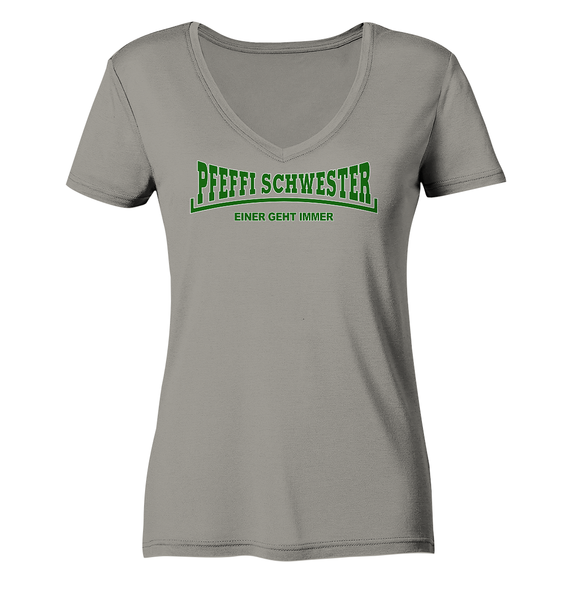 PfeffiSchwester - Einer geht immer V-Neck Shirt