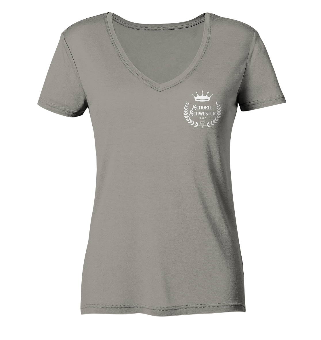 SchorleSchwester - Lorbeerkrone - Ladies V-Neck Shirt