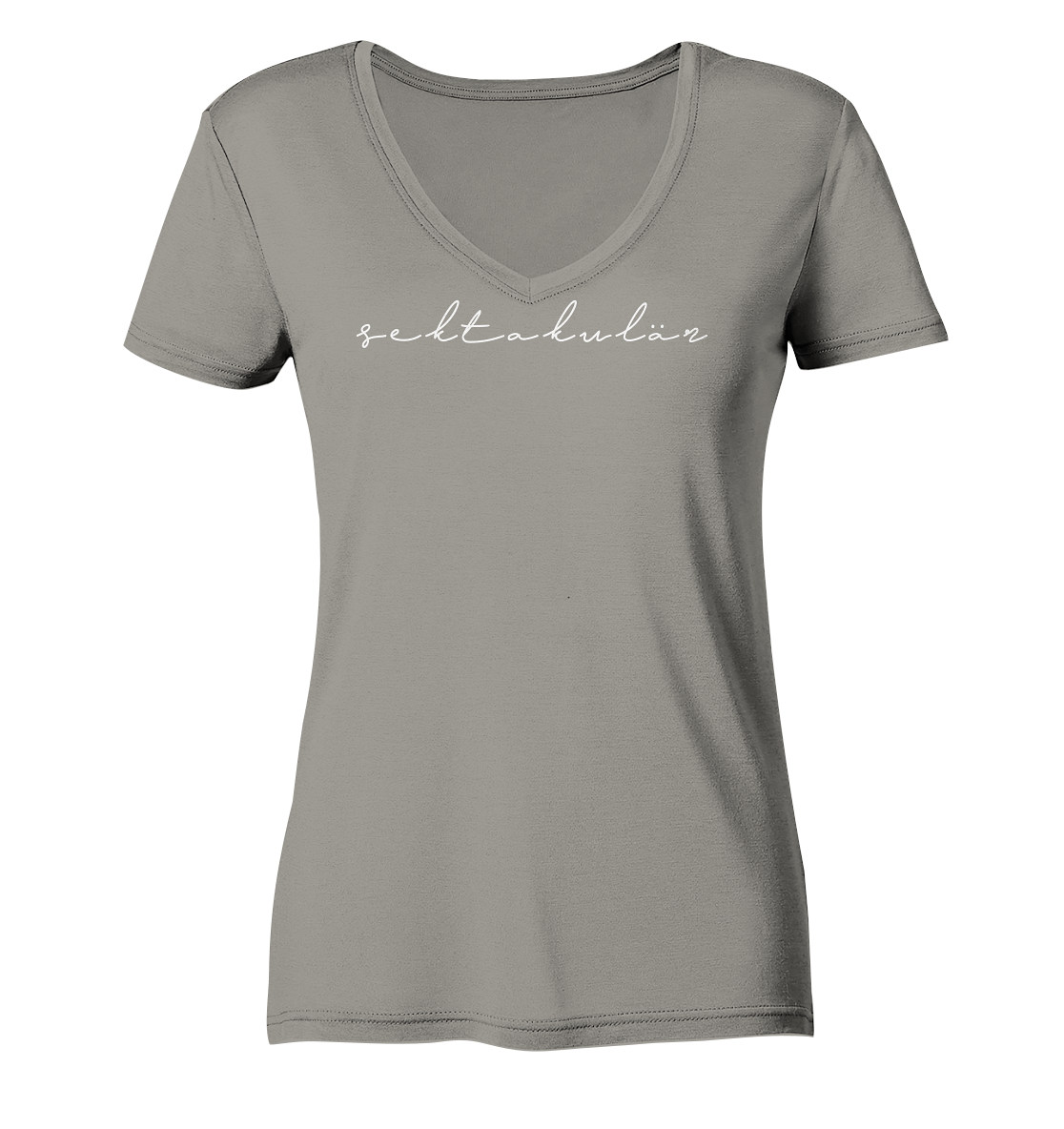 sektakulär_weiss - Frauen V-Neck Shirt
