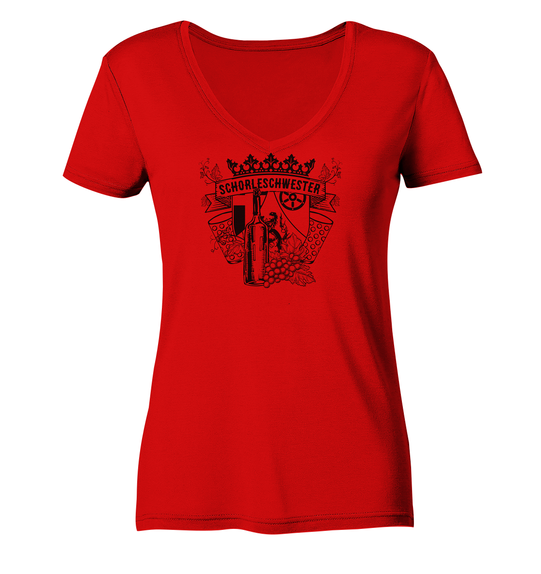 SchorleSchwester Frauen V-Neck Shirt