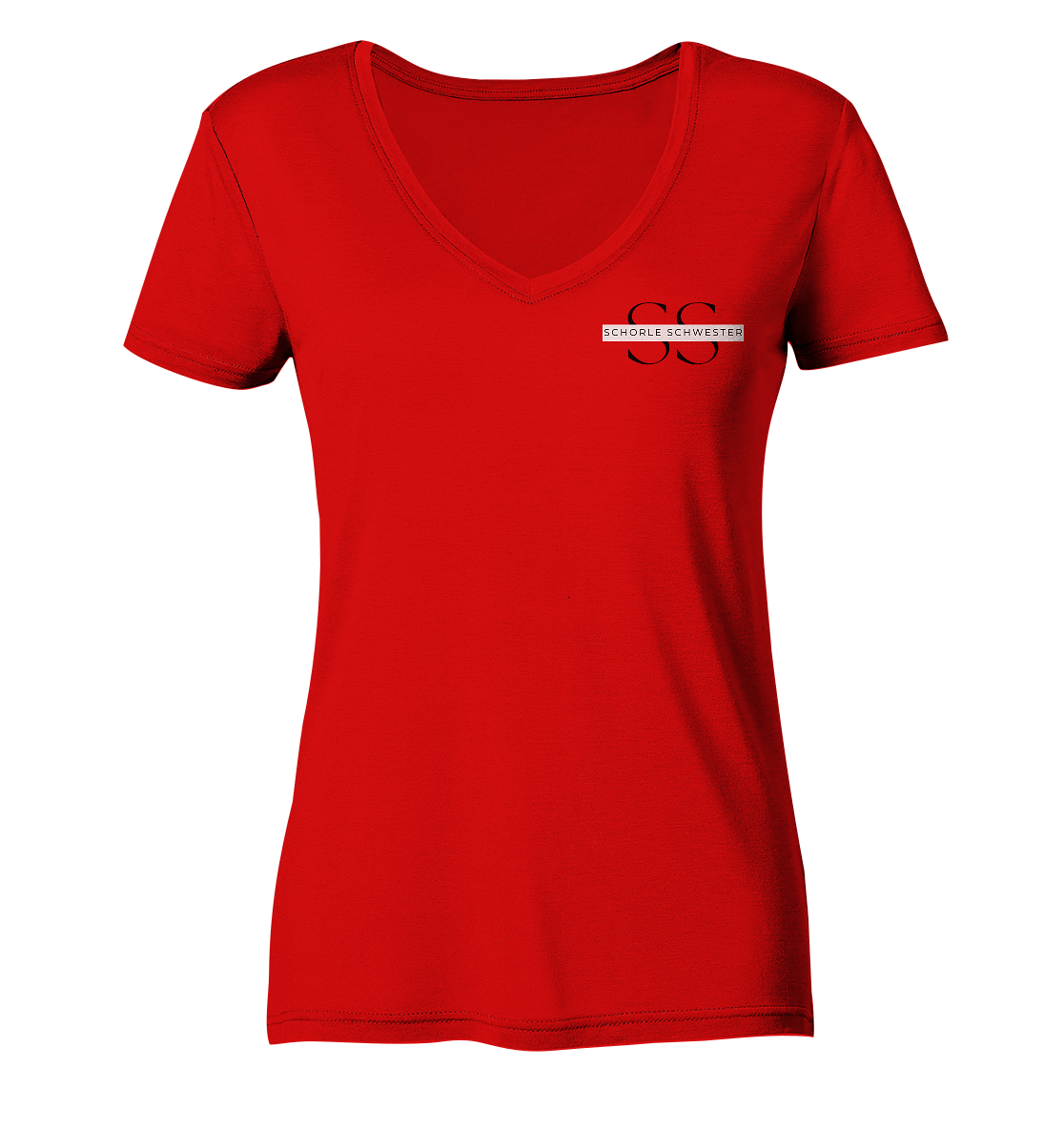 SchorleSchwester - Logo Frauen V-Neck Shirt