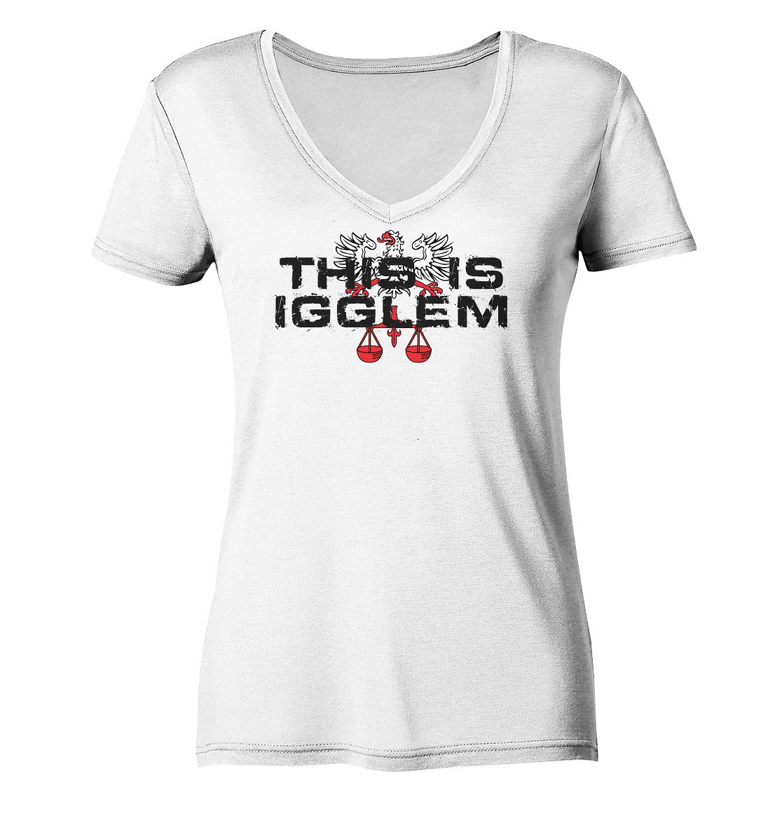 Dorfliebe - This is Igglem Frauen V-Neck Shirt