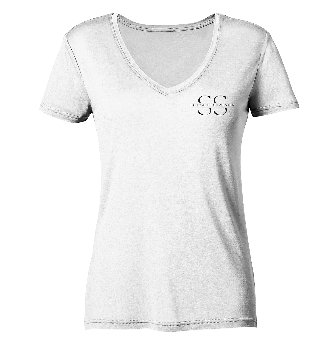 SchorleSchwester - Logo Frauen V-Neck Shirt