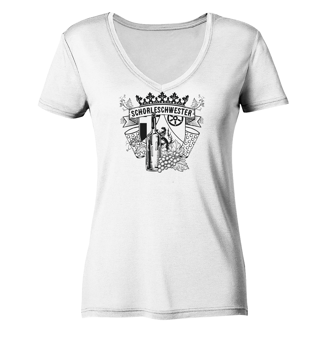 SchorleSchwester Frauen V-Neck Shirt