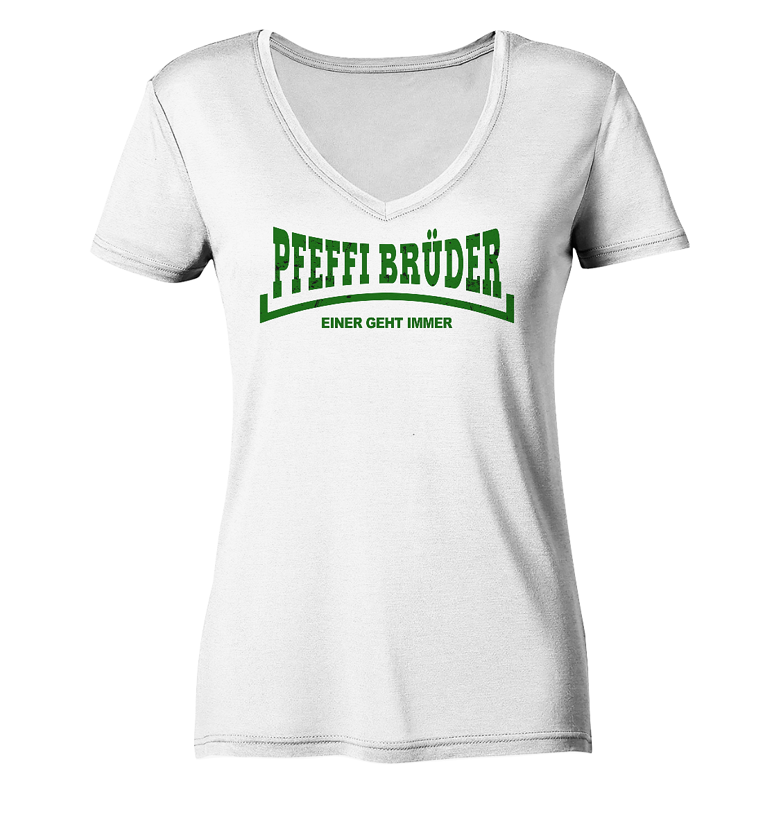 Einer geht immer - Ladies V-Neck Shirt