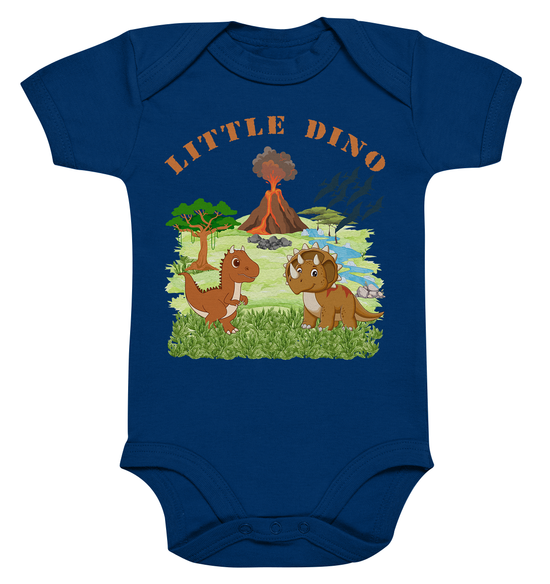 Little Dino - Organic Baby Bodysuit