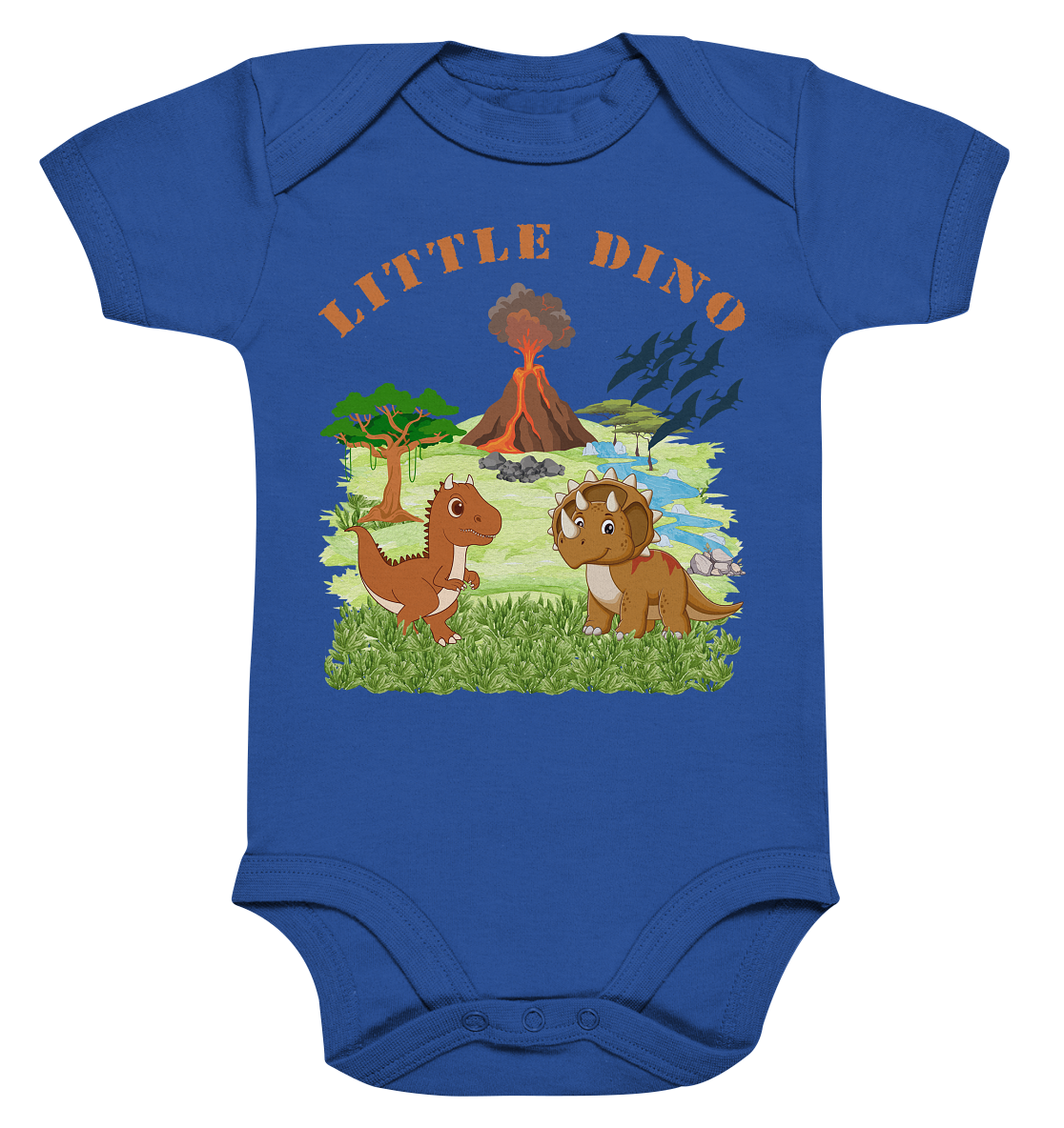 Little Dino - Organic Baby Bodysuit