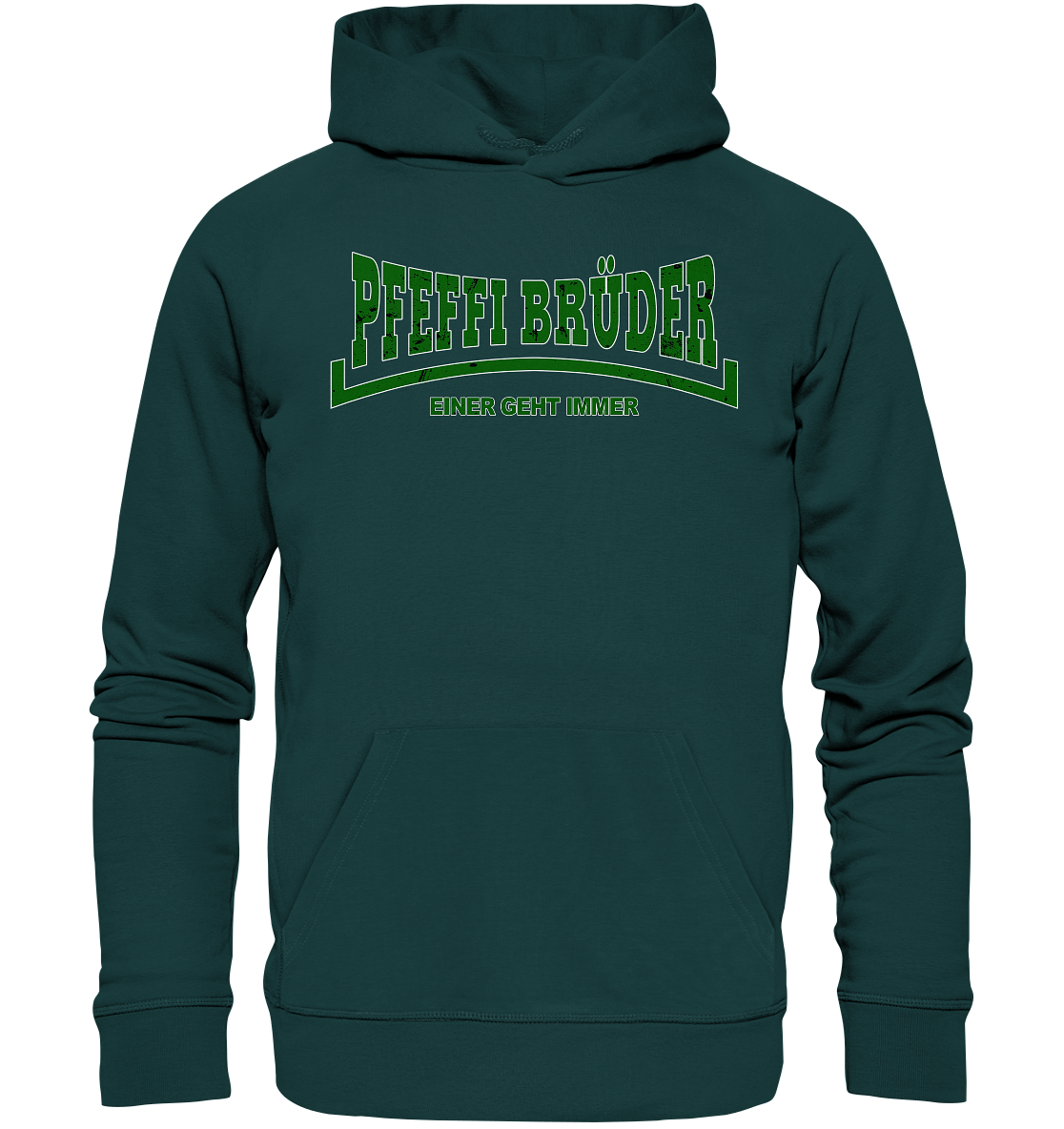 PfeffiBrüder - Einer geht immer - Organic Hoodie