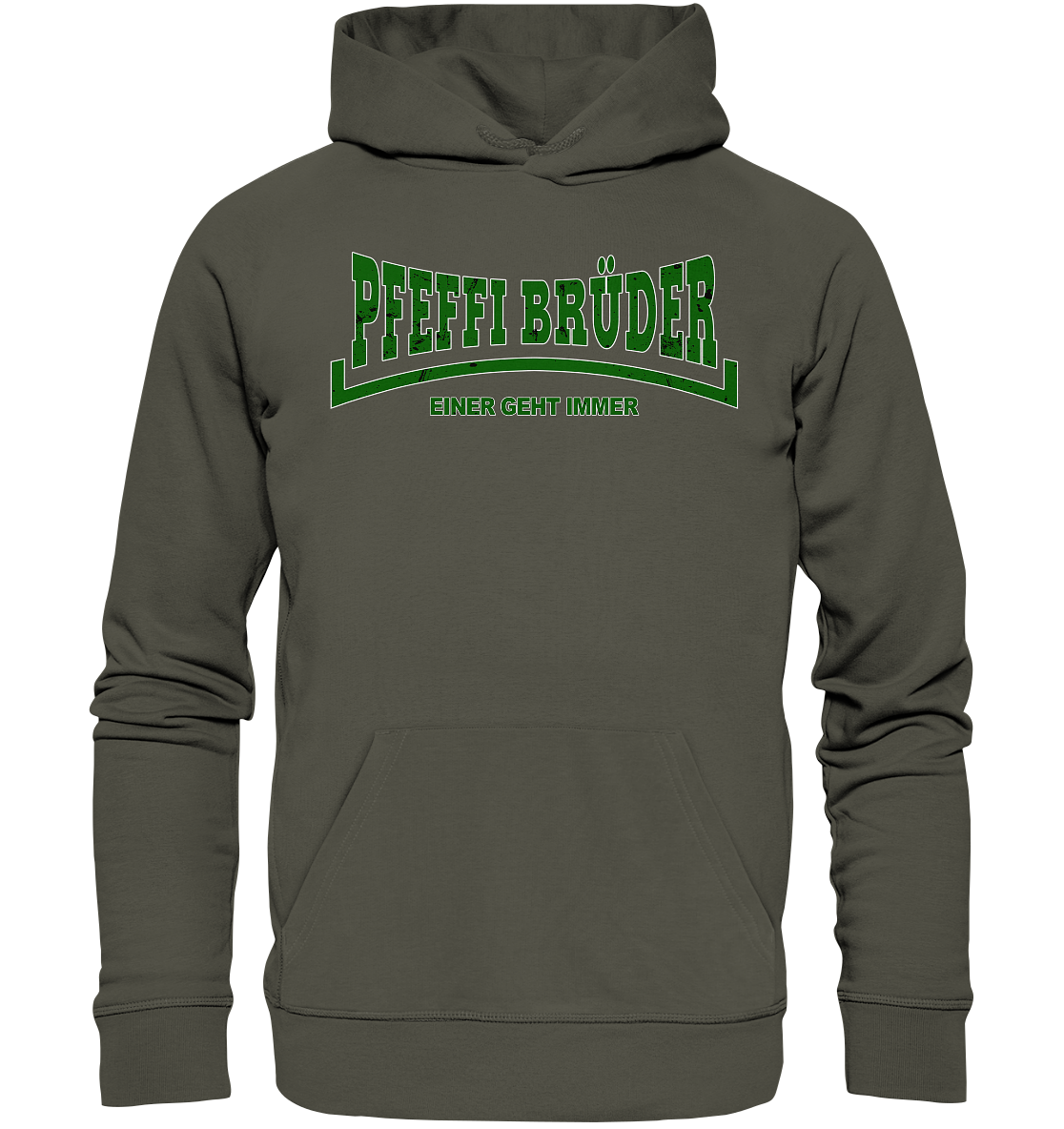 PfeffiBrüder - Einer geht immer - Organic Hoodie