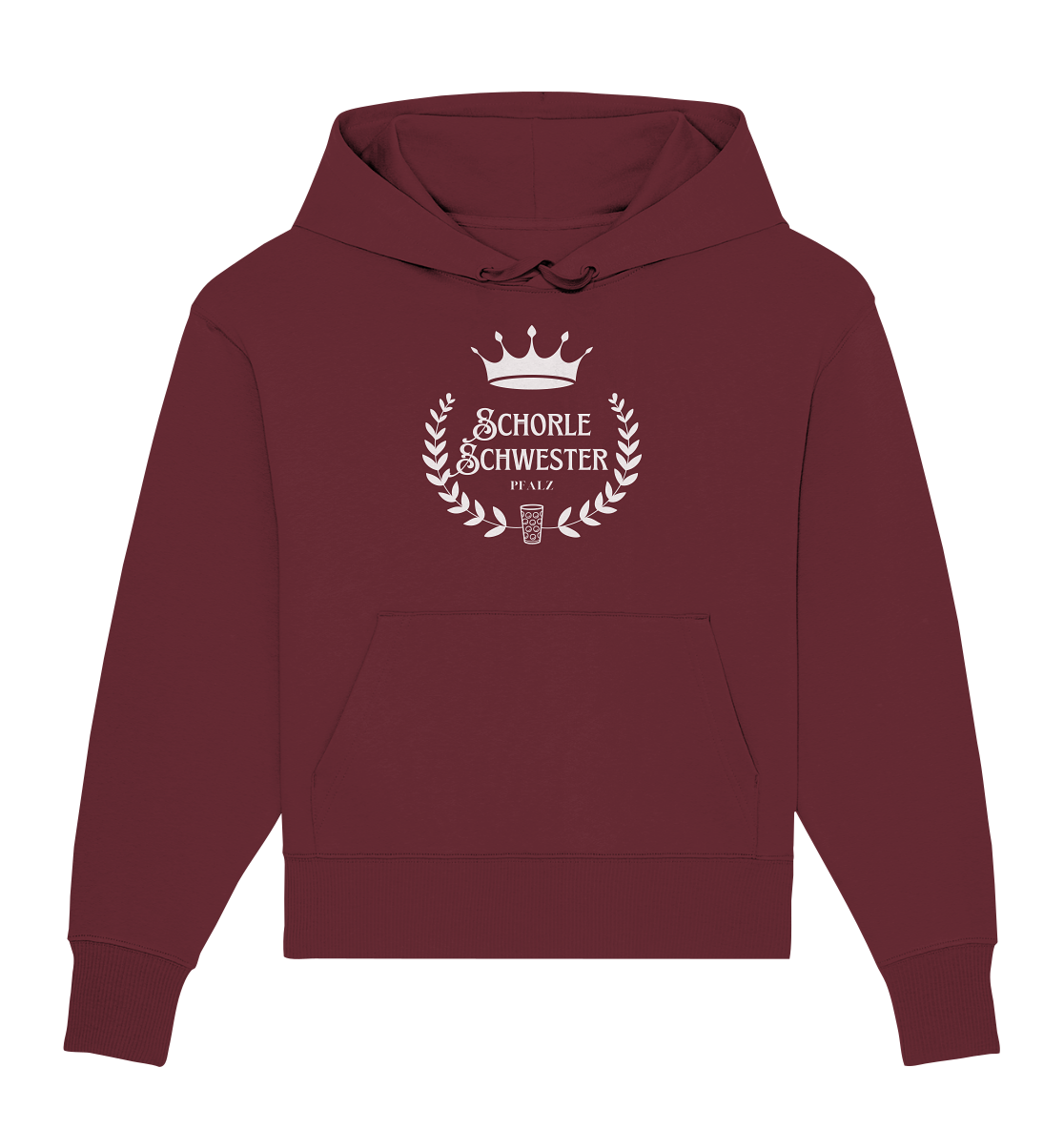 SchorleSchwester - Lorbeerkrone - Organic Oversize Hoodie