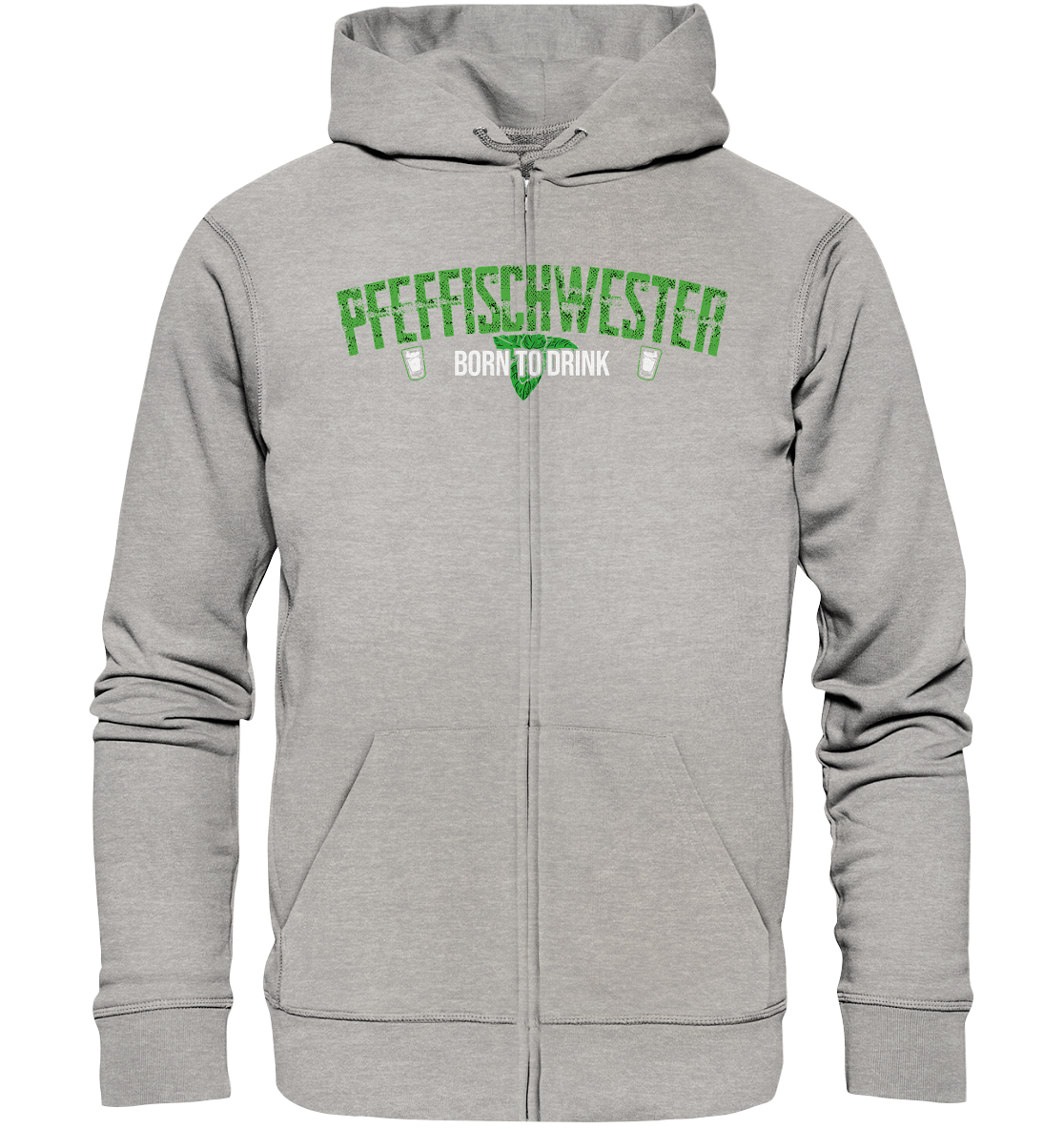 PfeffiSchwester - Born to drink Zipper