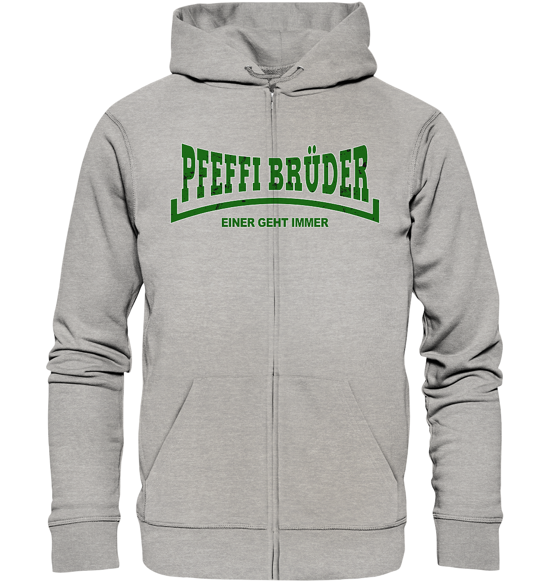 PfeffiBrüder - Einer geht immer - Organic Zipper